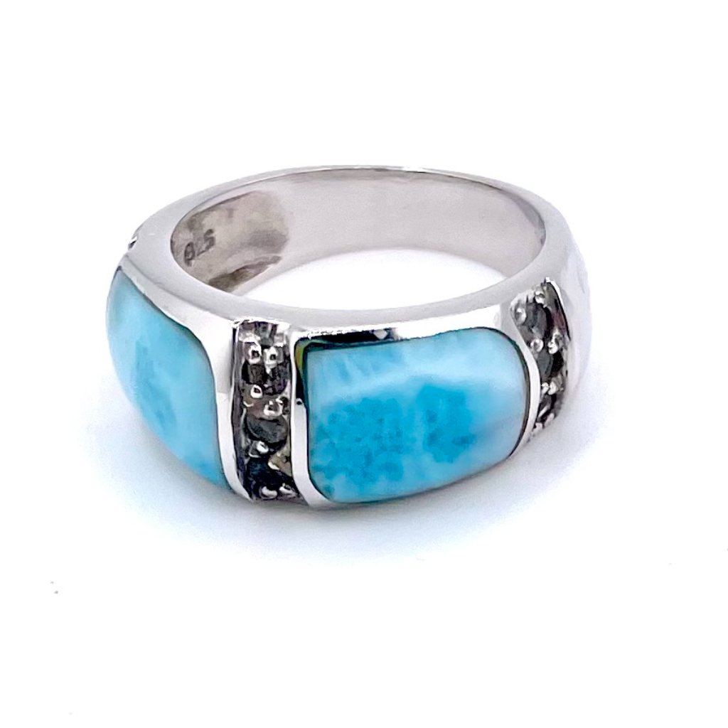 Marahlago Marina Larimar Inlay Ring